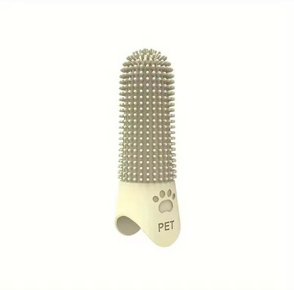 Brosse à Dents à Doigt en Silicone 360° – Chiens et Chats  Prix conseillé : 12,90€ l’unité, ou 19,90€ le lot de 2