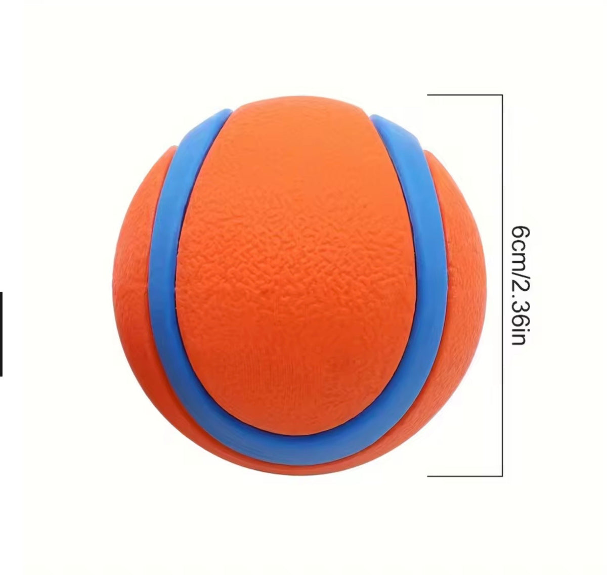 Balle Rebondissante Ultra-Résistante pour Chien – Idéale pour le Lancer