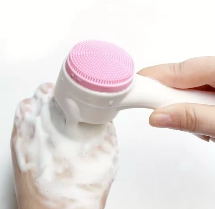 Nettoyeur de Pattes 2-en-1 en Silicone – Brosse de Massage pour Chien et Chat