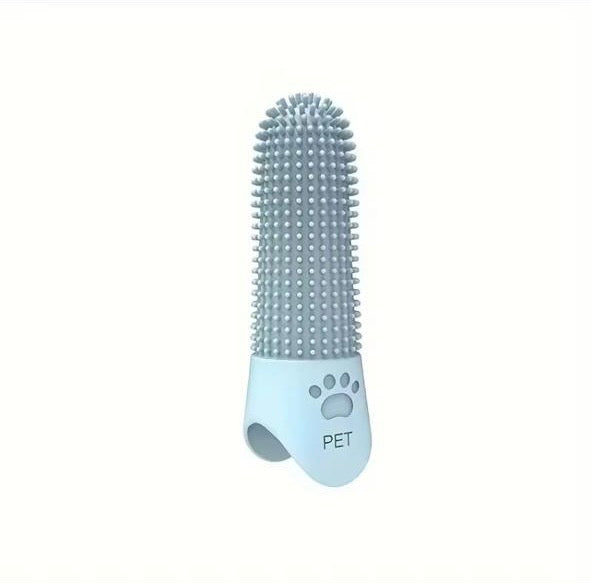 Brosse à Dents à Doigt en Silicone 360° – Chiens et Chats  Prix conseillé : 12,90€ l’unité, ou 19,90€ le lot de 2