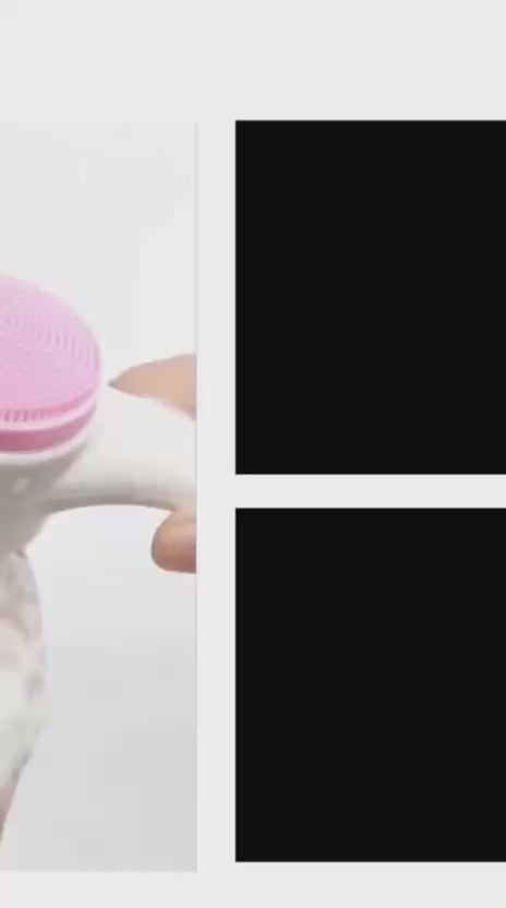 Nettoyeur de Pattes 2-en-1 en Silicone – Brosse de Massage pour Chien et Chat